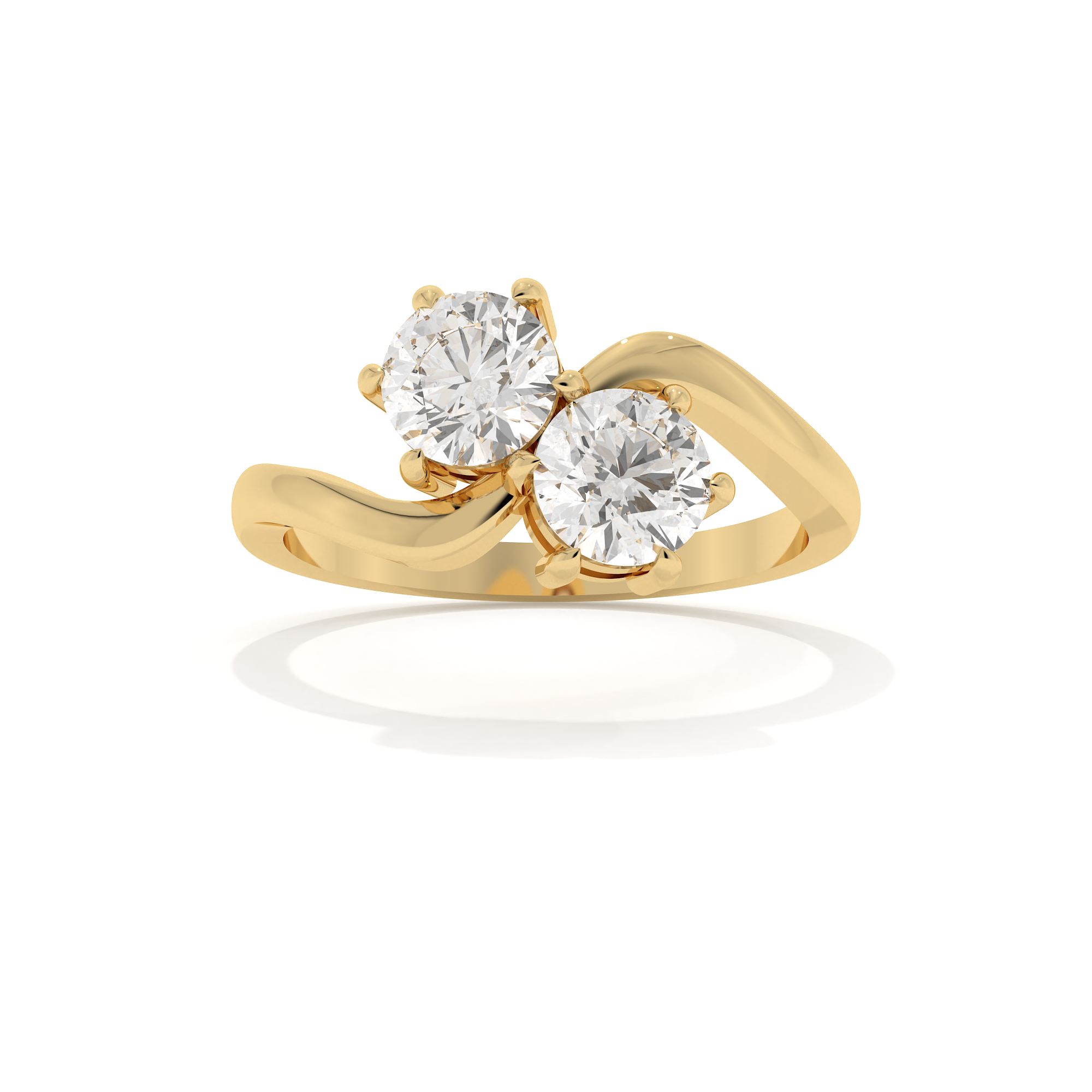 VIVIZIA - SGL Certified Lab grown Diamond (VS/E-F) 0.91ct Ring in 14k Gold