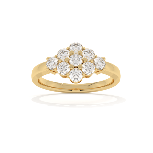 VIVIZIA - SGL Certified Lab grown Diamond (VS/E-F) 0.69ct Ring in 14k Gold