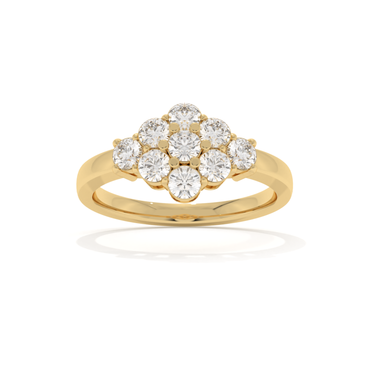 VIVIZIA - SGL Certified Lab grown Diamond (VS/E-F) 0.69ct Ring in 14k Gold