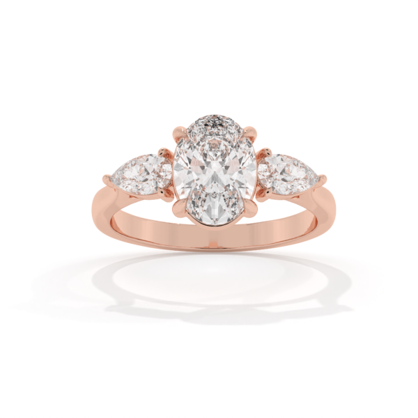 VIVIZIA - IGI & SGL Certified Triology Lab grown Diamond (VVS/VS-D) 1.42ct Ring in 14k Gold