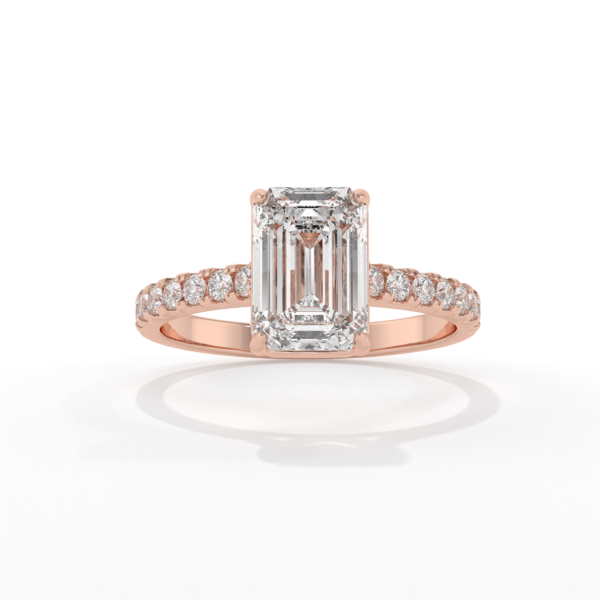 VIVIZIA - IGI Certified Solitaire Lab grown Diamond (VS1-F) 1.82ct Ring in 14k Gold