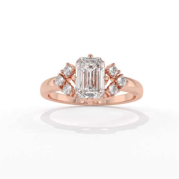VIVIZIA - IGI Certified Solitaire Lab grown Diamond (VVS-E) 1.17ct Ring in 14k Gold