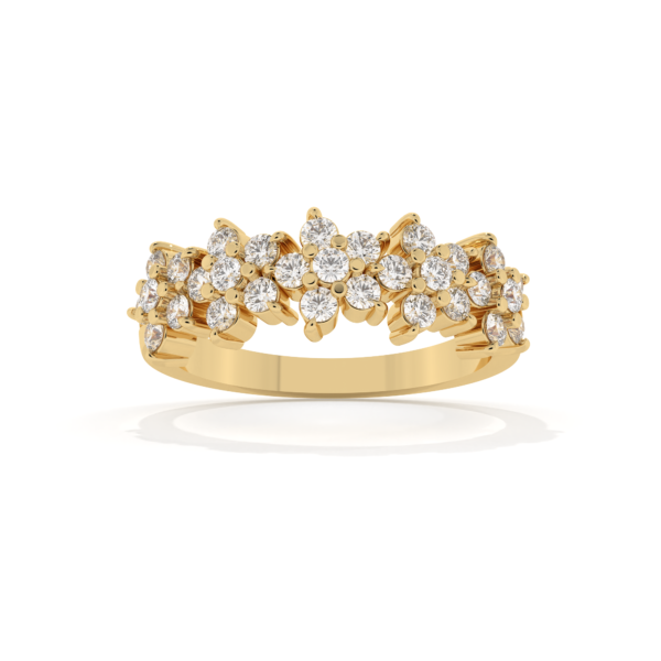 VIVIZIA SGL Certified Lab grown Diamond (VVS-VS/E-F) 0.64ct Ring in 14k Gold